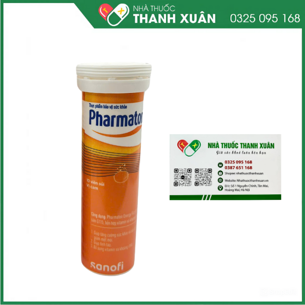 Pharmaton Energy Fizzi bổ sung vitamin và khoáng chất